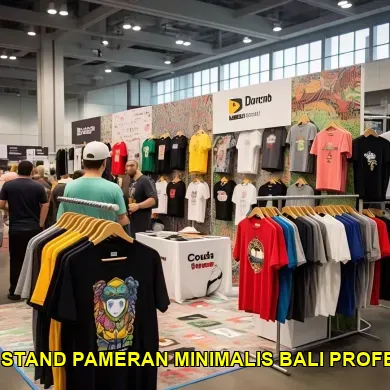 desain stand pameran minimalis bali profesional